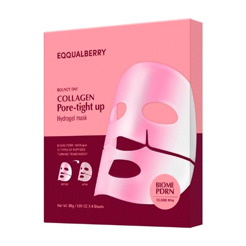 Eqqualberry Collagen Pore-tight up Hydrogel Mask Lakinza K-beauty