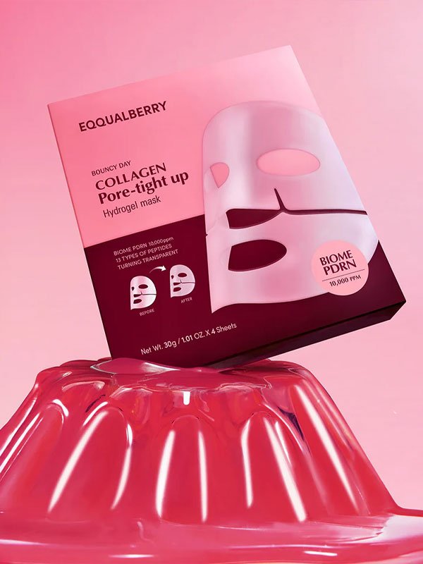 Eqqualberry Collagen Pore - tight up Hydrogel Mask | Lakinza K - beauty Canada