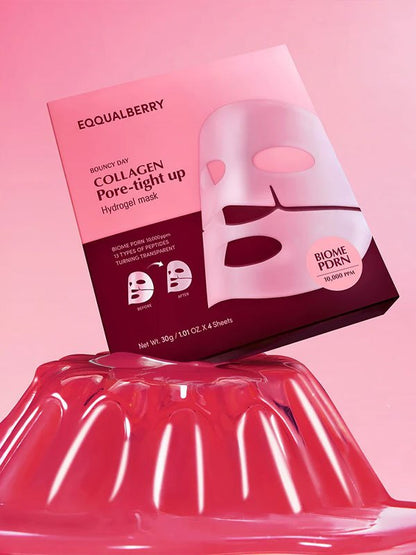 Eqqualberry Collagen Pore - tight up Hydrogel Mask | Lakinza K - beauty Canada
