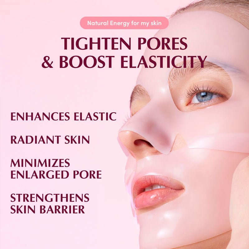 Eqqualberry Collagen Pore-tight up Hydrogel Mask Lakinza K-beauty