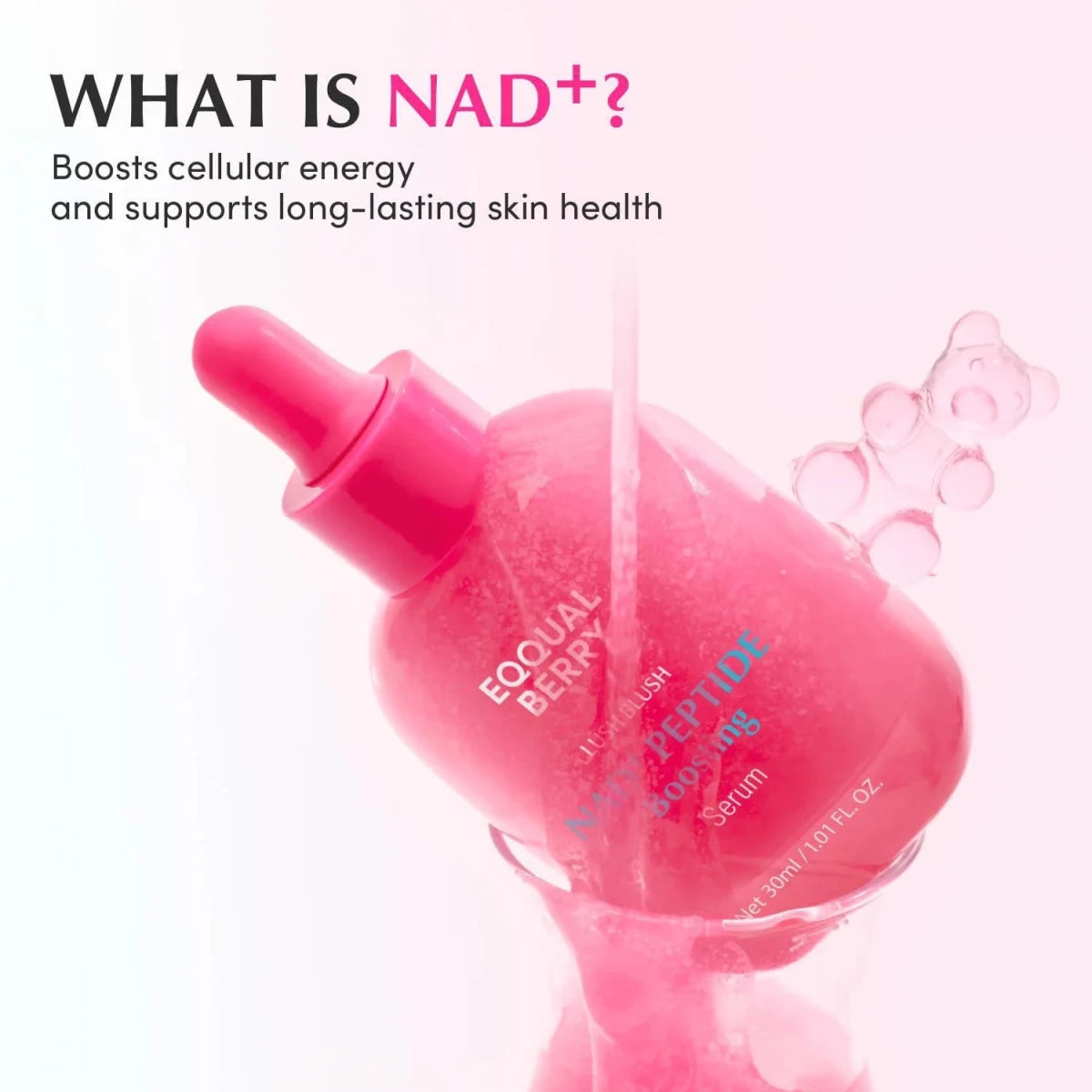 Eqqualberry NAD+ Peptide Boosting Serum 30ml Lakinza K-beauty