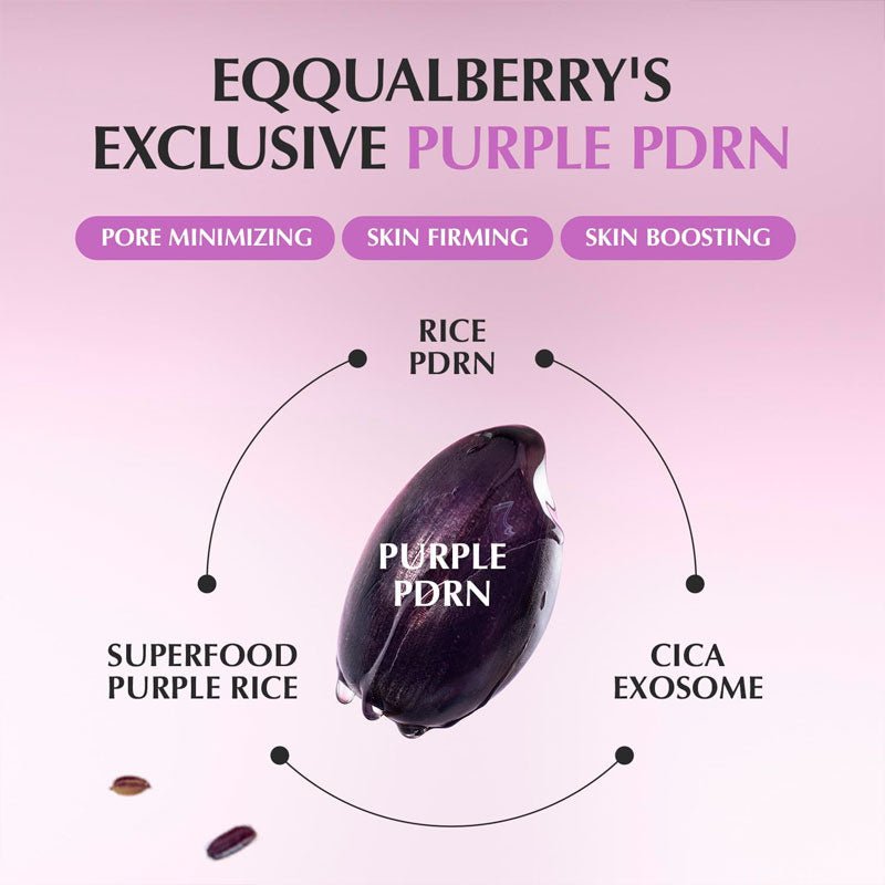 Eqqualberry Purple PDRN Pore Minimizing Serum 30ml Lakinza K-beauty