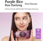 Eqqualberry Purple Rice Pore Purifying Pack Cleanser 130g | Lakinza K - beauty Canada