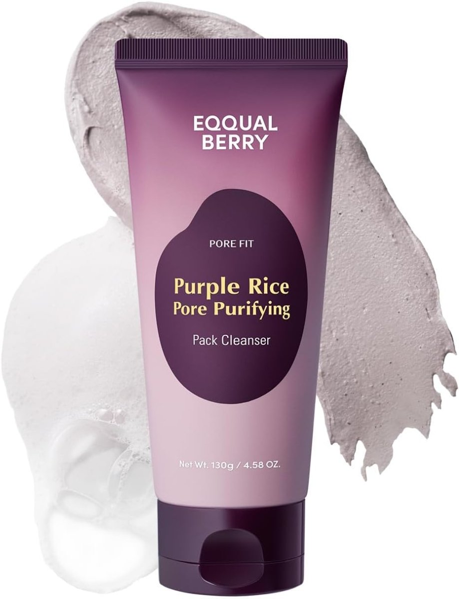 Eqqualberry Purple Rice Pore Purifying Pack Cleanser 130g Lakinza K-beauty