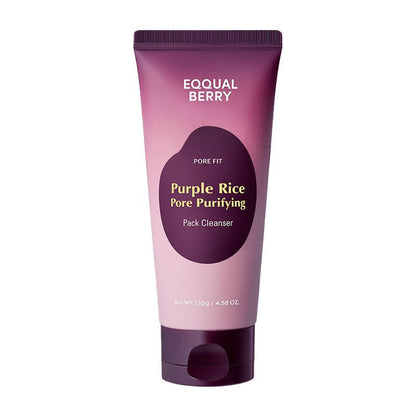 Eqqualberry Purple Rice Pore Purifying Pack Cleanser 130g | Lakinza K - beauty Canada
