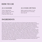 Eqqualberry Purple Rice Pore Purifying Pack Cleanser 130g | Lakinza K - beauty Canada