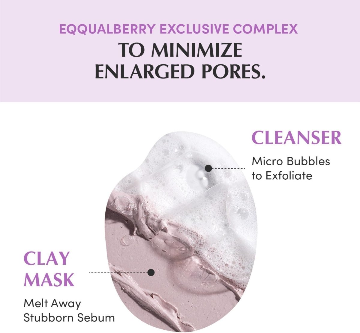 Eqqualberry Purple Rice Pore Purifying Pack Cleanser 130g | Lakinza K - beauty Canada