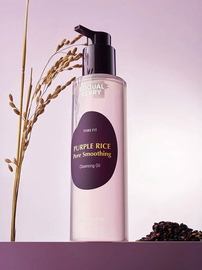 Eqqualberry Purple Rice Pore Smoothing Cleansing Oil 200ml | Lakinza K - beauty Canada