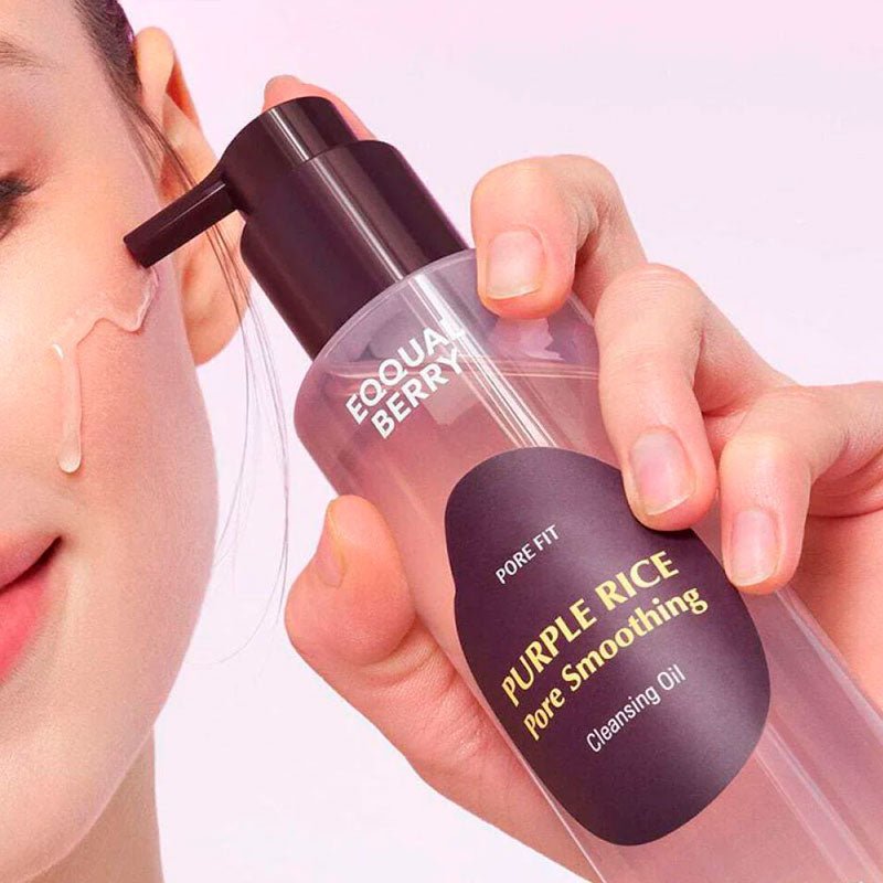 Eqqualberry Purple Rice Pore Smoothing Cleansing Oil 200ml Lakinza K-beauty