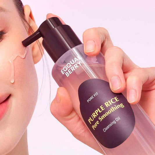 Eqqualberry Purple Rice Pore Smoothing Cleansing Oil 200ml | Lakinza K - beauty Canada