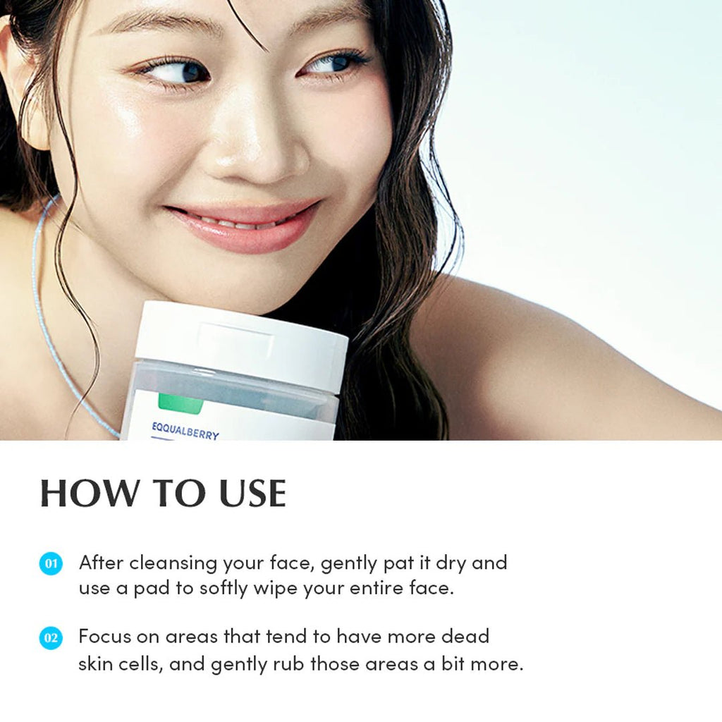 Eqqualberry Swimming Pool Toner Pads 220ml / 70 sheets | Lakinza K - beauty Canada