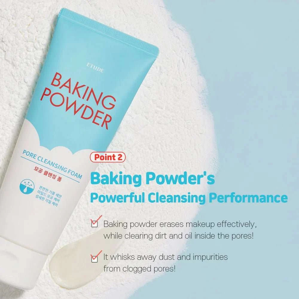 Etude House Baking Powder Pore Cleansing Foam 160ml Lakinza K-beauty