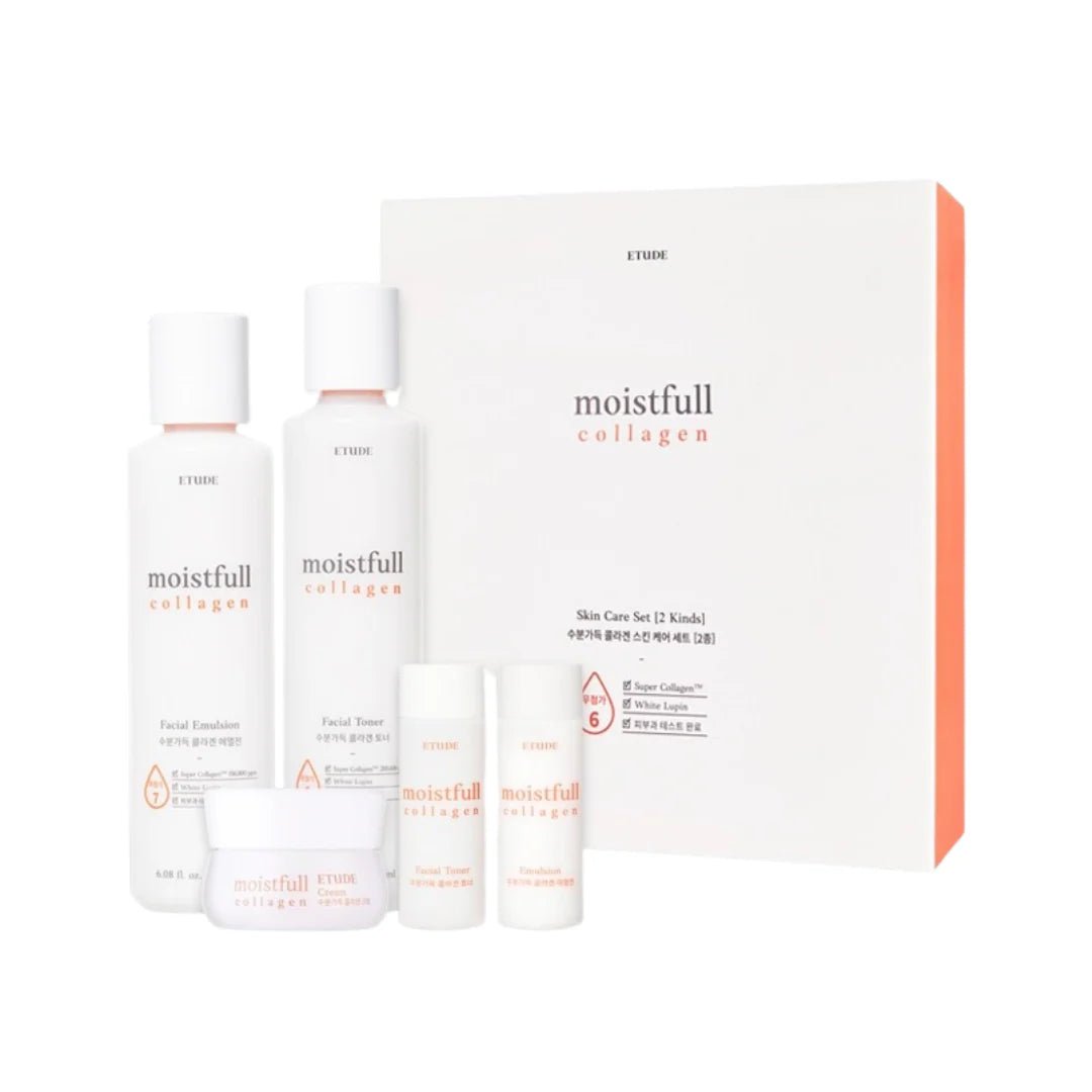 Etude House Moistfull Collagen Anti - aging Skin Care Set | Lakinza K - beauty Canada