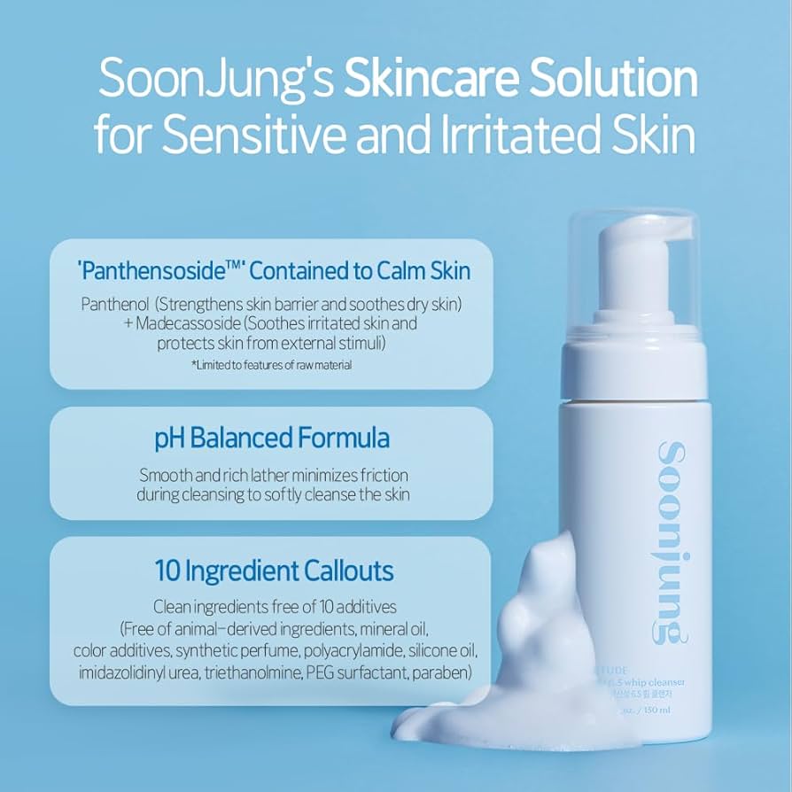 Etude House Soonjung pH 6.5 Whip Cleanser 150ml Lakinza K-beauty