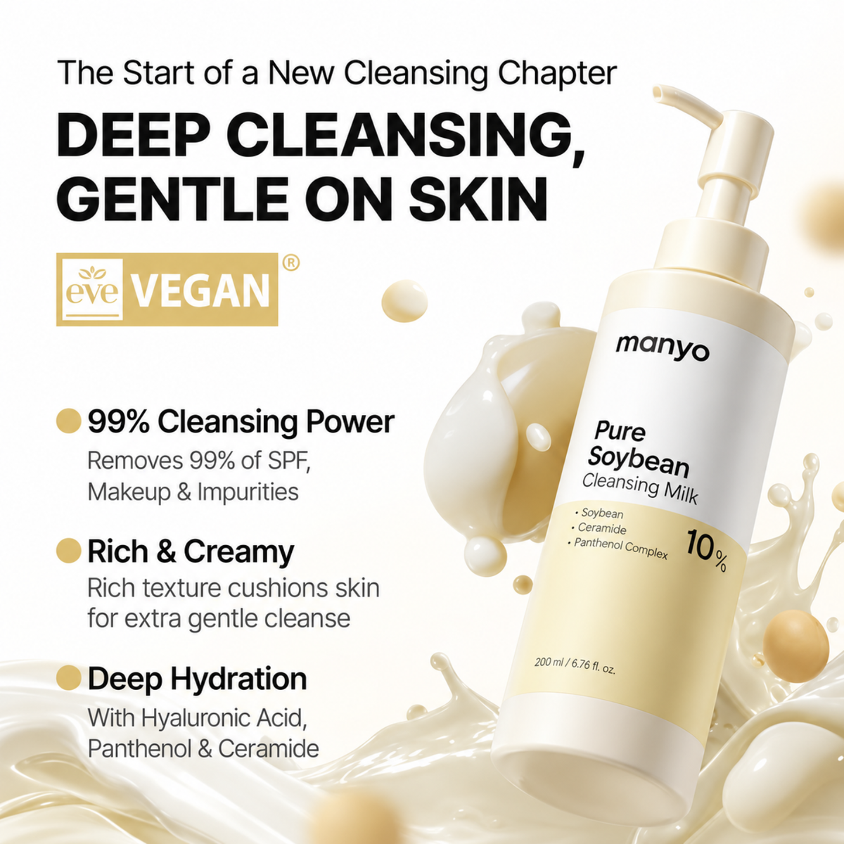 manyo Pure Soybean Cleansing Milk 200ml-2