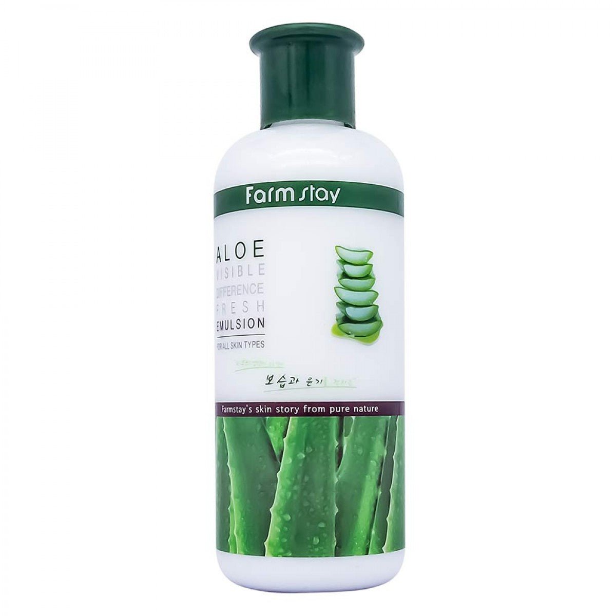 Farm stay Aloe Visible Difference Fresh Emulsion 350ml Lakinza K-beauty