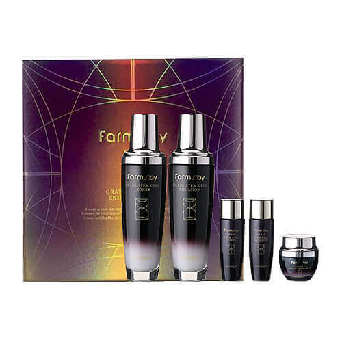 Farm Stay Grape Stem Cell Skin Care 3 Set Lakinza K-beauty