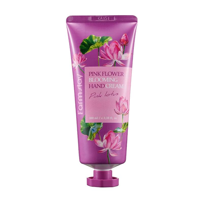 Farm Stay Pink Flower Blooming Hand Cream Pink Lotus 100ml Lakinza K-beauty
