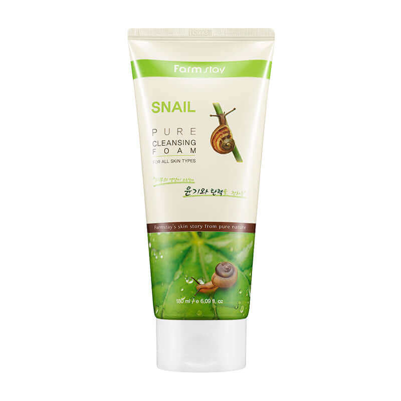 Farm stay Pure Cleansing Foam Snail 180ml Lakinza K-beauty