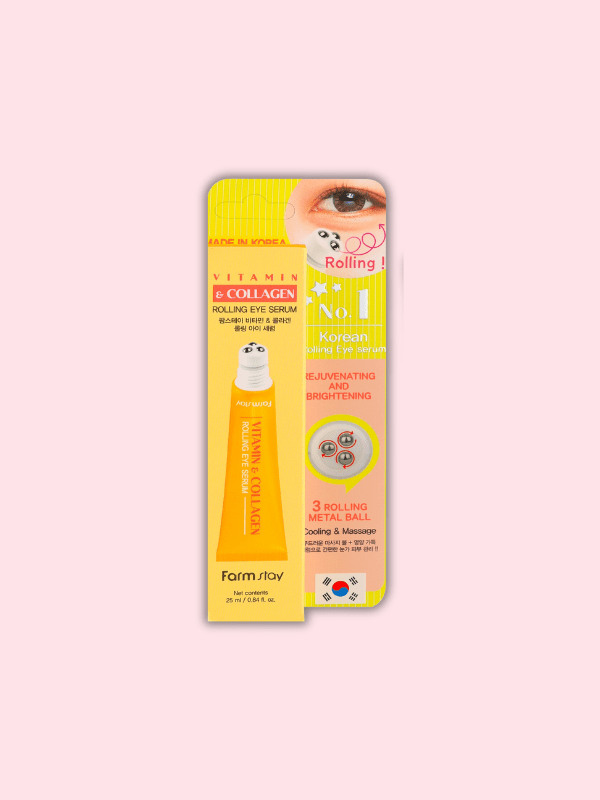 Farm stay Vitamin & Collagen Rolling Eye Serum 25ml Lakinza K-beauty