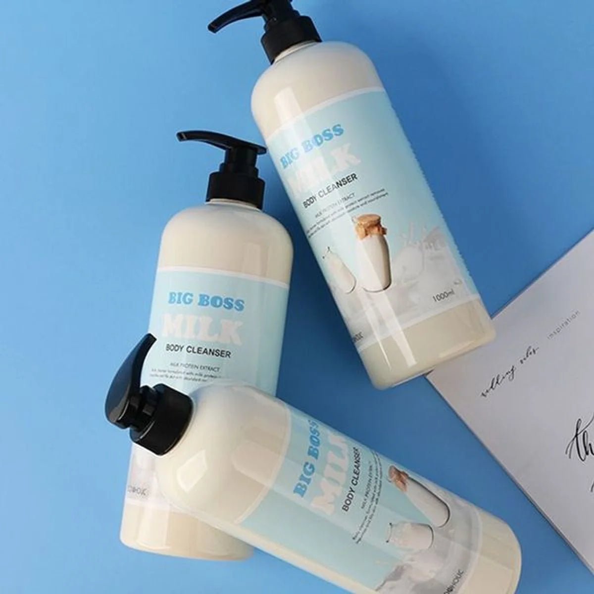 Foodaholic Big Boss Milk Body Cleanser 1000ml Lakinza K-beauty