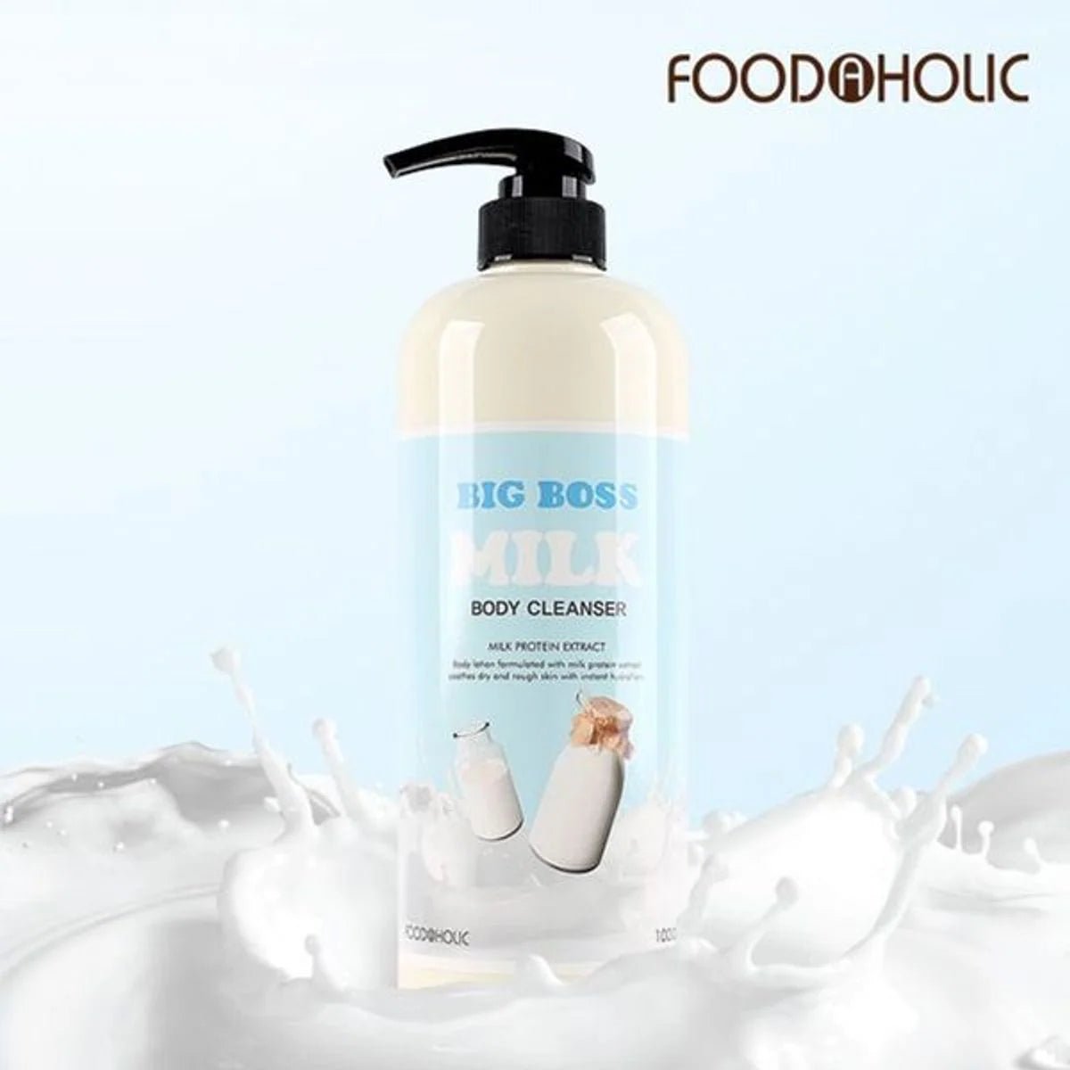 Foodaholic Big Boss Milk Body Cleanser 1000ml Lakinza K-beauty
