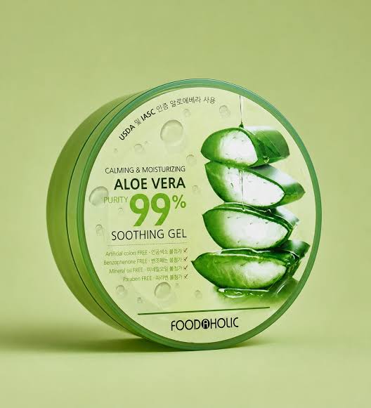 Foodaholic Calming and Moisturizing Aloe Vera Soothing Gel 300ml Lakinza K-beauty