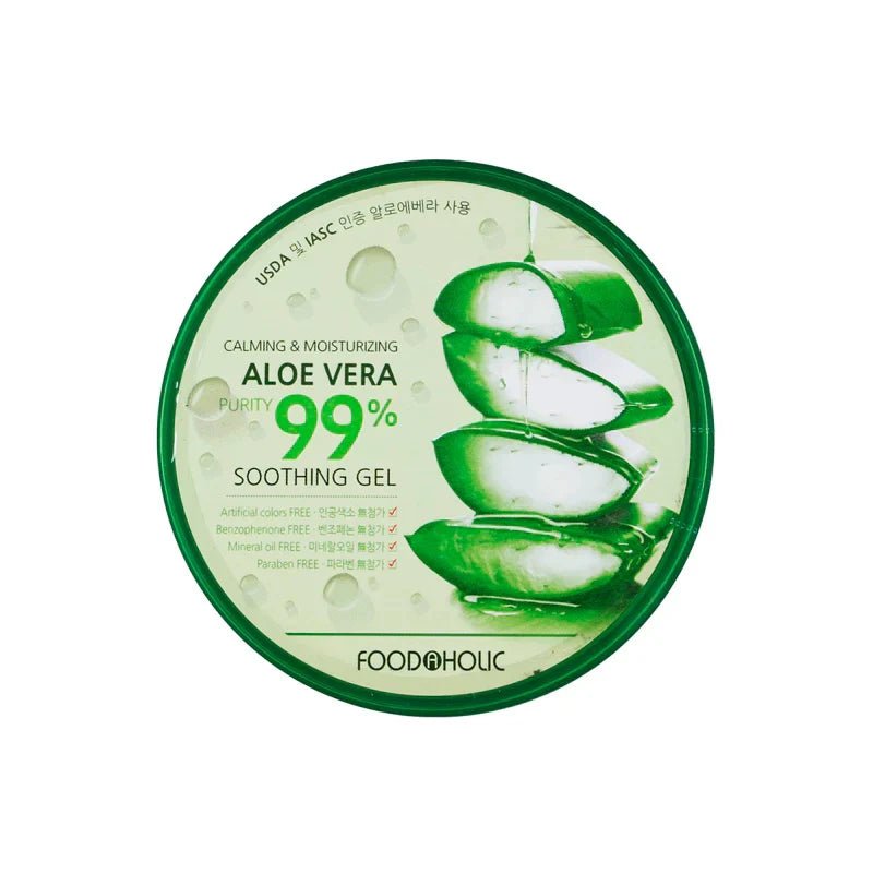 Foodaholic Calming and Moisturizing Aloe Vera Soothing Gel 300ml Lakinza K-beauty