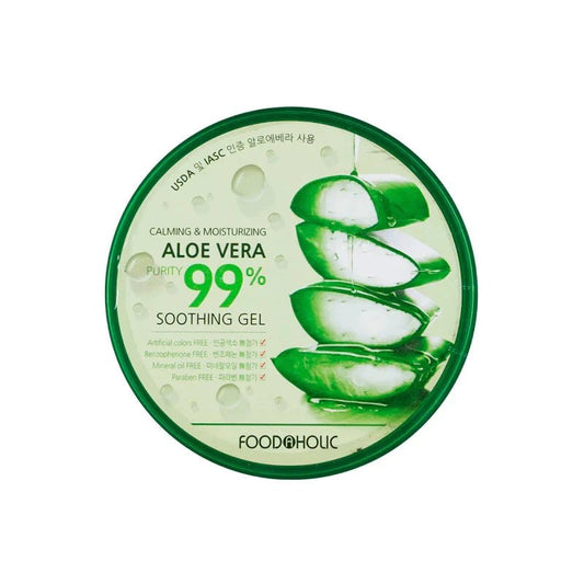Foodaholic Calming and Moisturizing Aloe Vera Soothing Gel 300ml | Lakinza K - beauty Canada