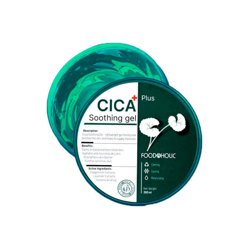 Foodaholic Cica Plus Soothing Gel 300ml Lakinza K-beauty