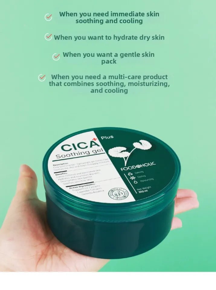 Foodaholic Cica Plus Soothing Gel 300ml Lakinza K-beauty