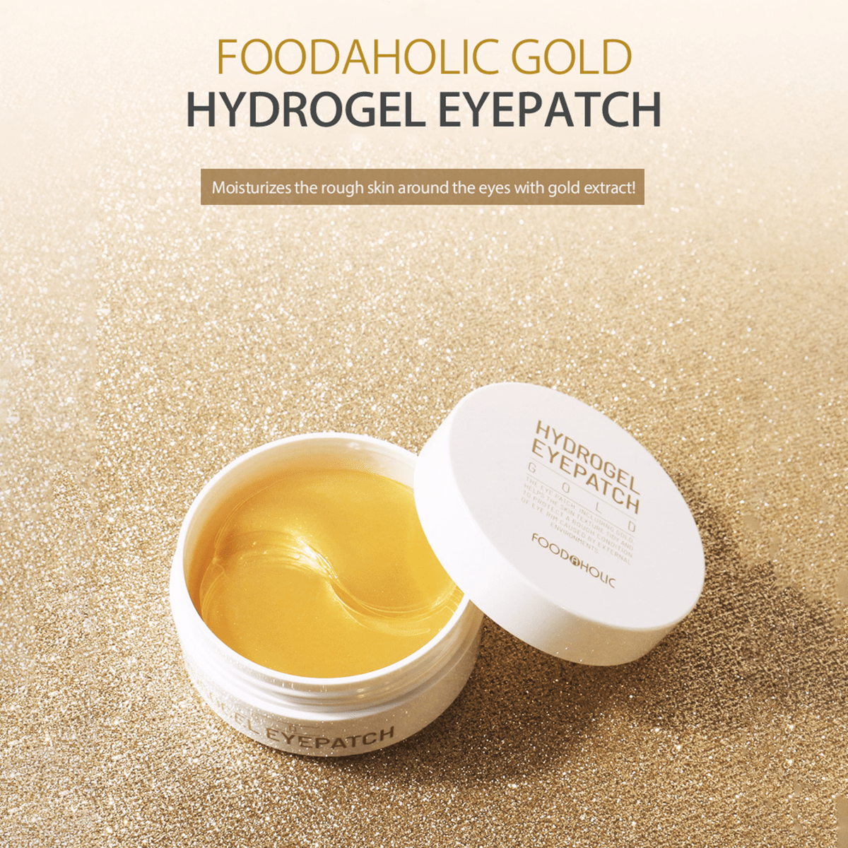 Foodaholic Hydrogel Eye Patch 60ea - Gold | Lakinza K - beauty Canada