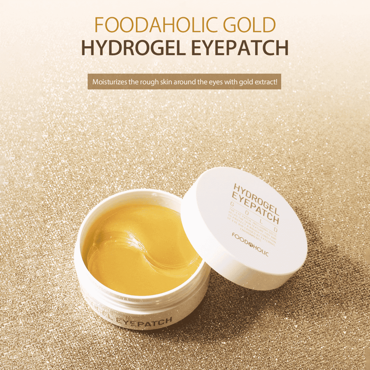 Foodaholic Hydrogel Eye Patch 60ea - Gold Lakinza K-beauty