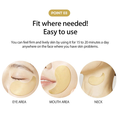 Foodaholic Hydrogel Eye Patch 60ea - Gold | Lakinza K - beauty Canada
