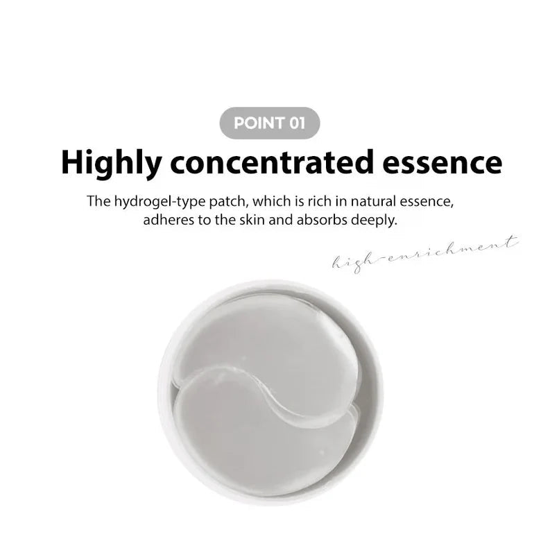 Foodaholic Hydrogel Eye Patch 60ea - Pearl Lakinza K-beauty
