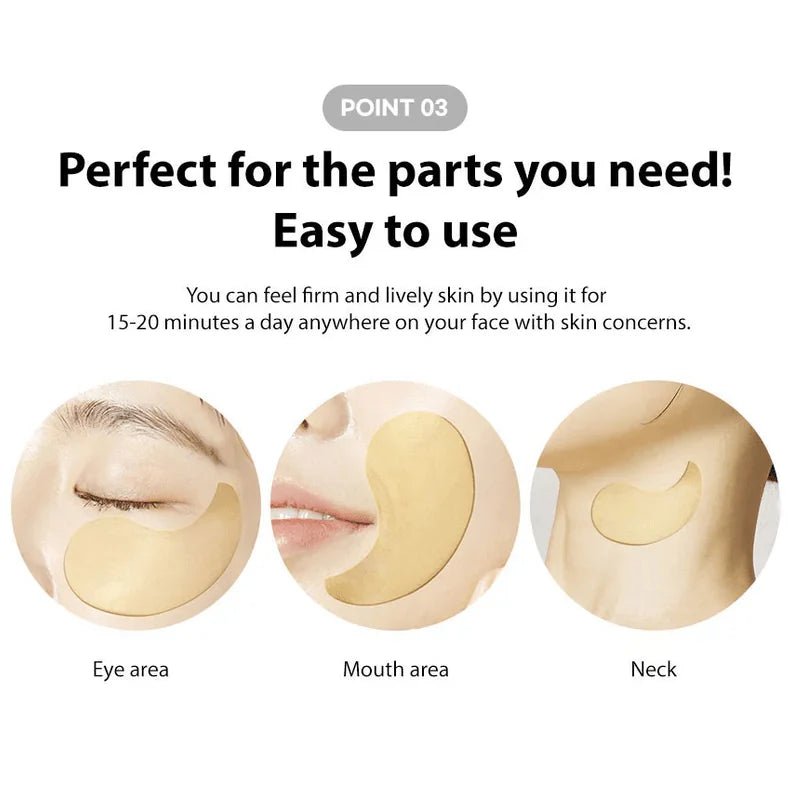 Foodaholic Hydrogel Eye Patch 60ea - Pearl Lakinza K-beauty