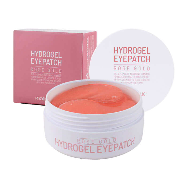 Foodaholic Hydrogel Eye Patch 60ea - Rose Gold Lakinza K-beauty
