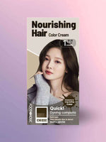 Foodaholic Nourishing Sepia Color Cream 1min C6 Light Natural Brown Lakinza K-beauty