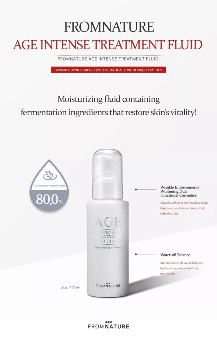 From Nature Age Intense Treatment Fluid 100ml