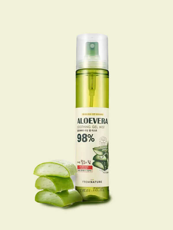 From Nature Aloevera 98% Soothing Gel Mist 120ml Lakinza K-beauty