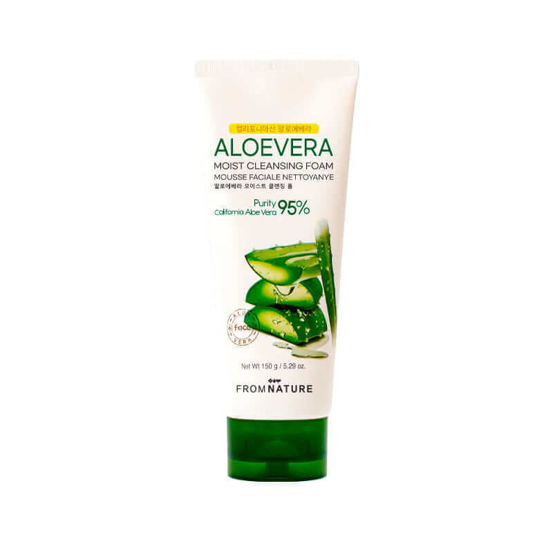 From Nature Aloevera Moist Cleansing Foam 150g Lakinza K-beauty