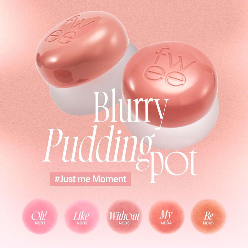 fwee Lip & Cheek Blurry Pudding Pot 5g Lakinza K-beauty