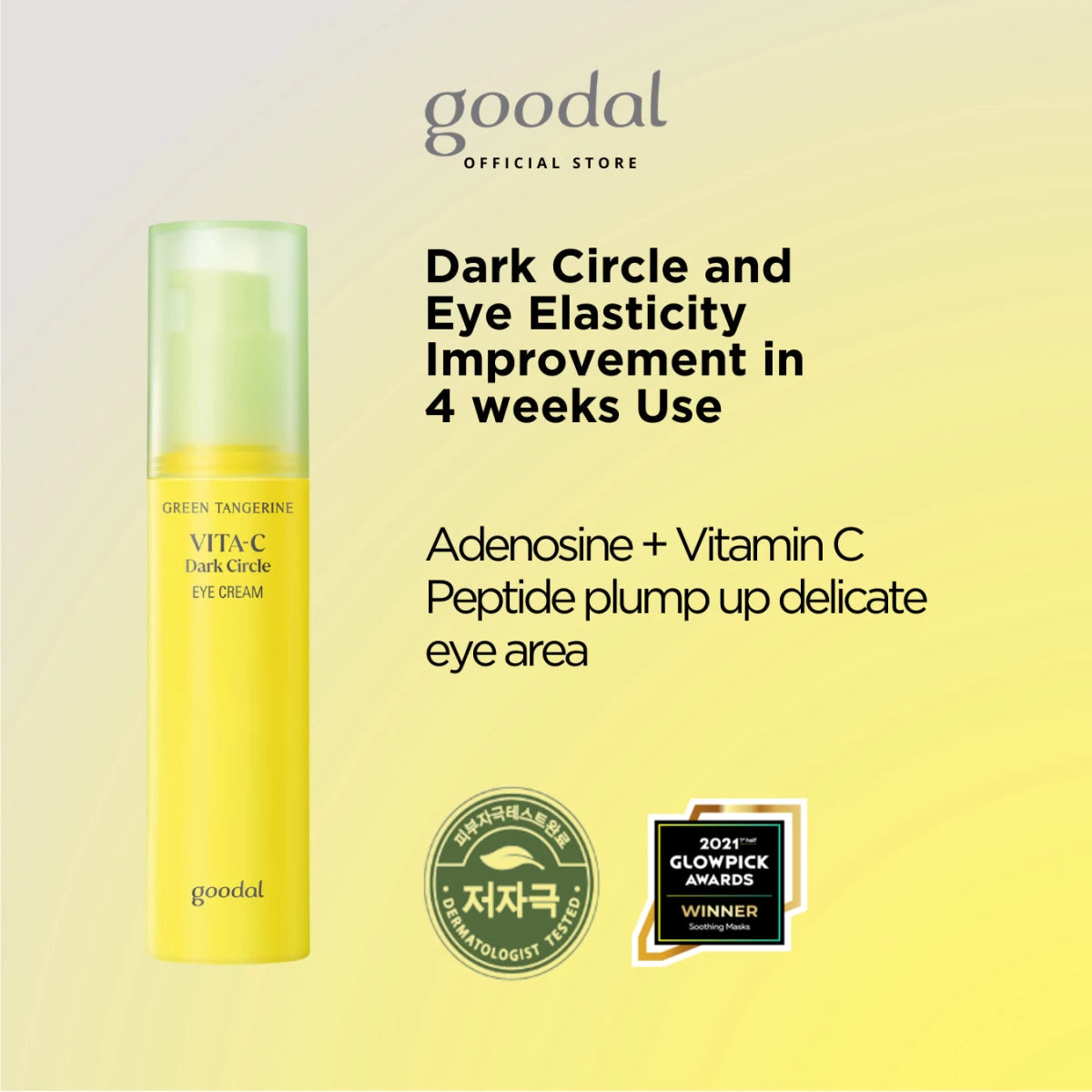 Goodal Green Tangerine Vita C Dark Circle Eye Cream 30ml Lakinza K-beauty