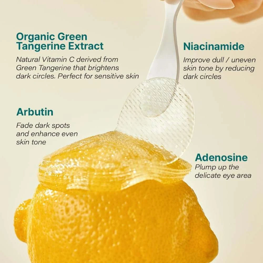Goodal Green Tangerine Vita C Eye Gel Patch 60PCS Lakinza K-beauty