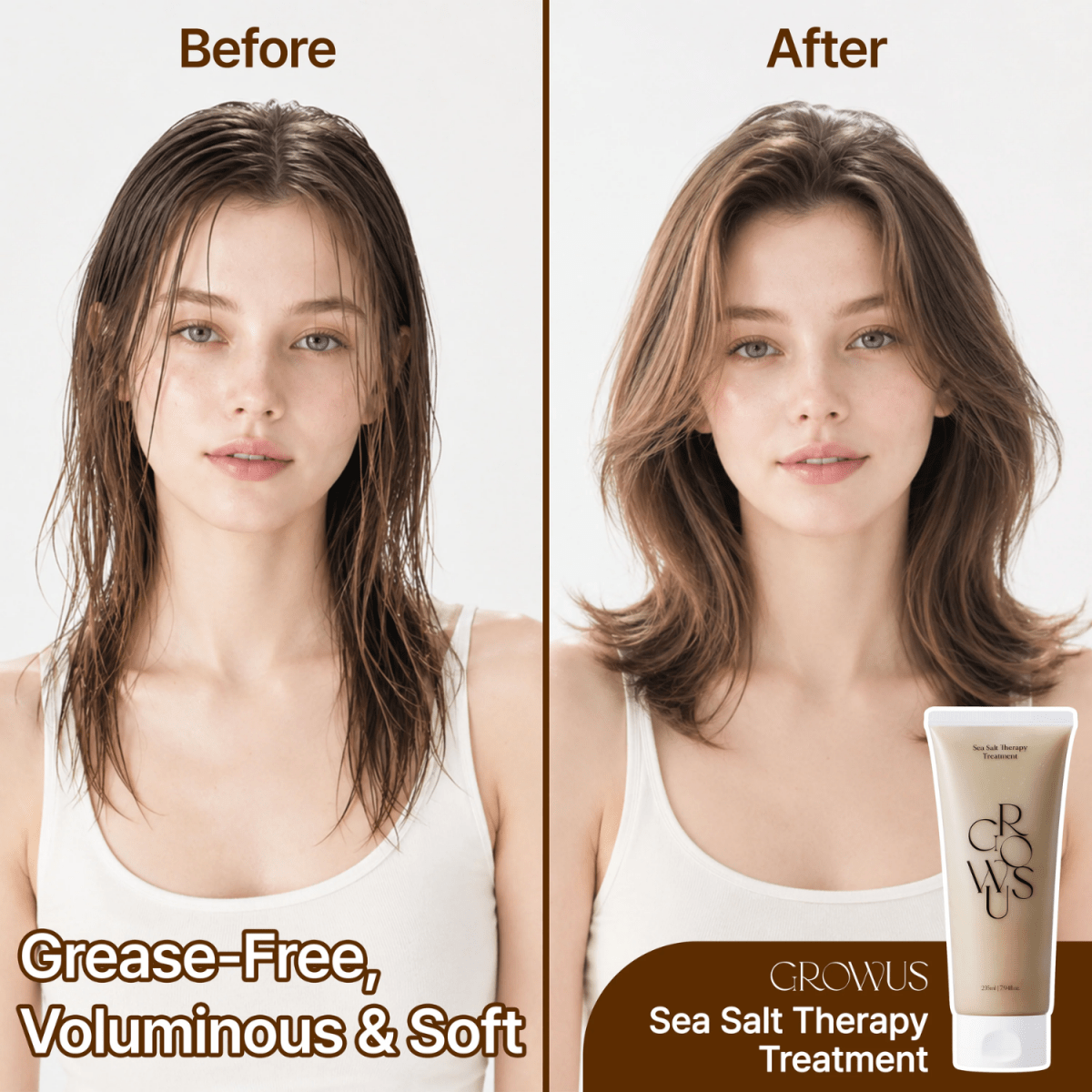 GROWUS Sea Salt Therapy Treatment 235ml Lakinza K-beauty