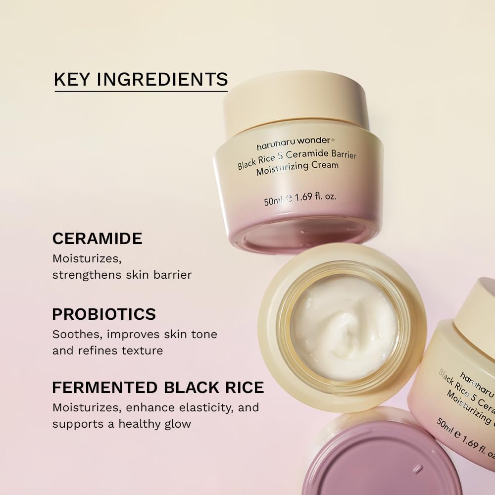 haruharu wonder Black Rice 5 Ceramide Barrier Moisturizing Cream 50ml | Lakinza K - beauty Canada