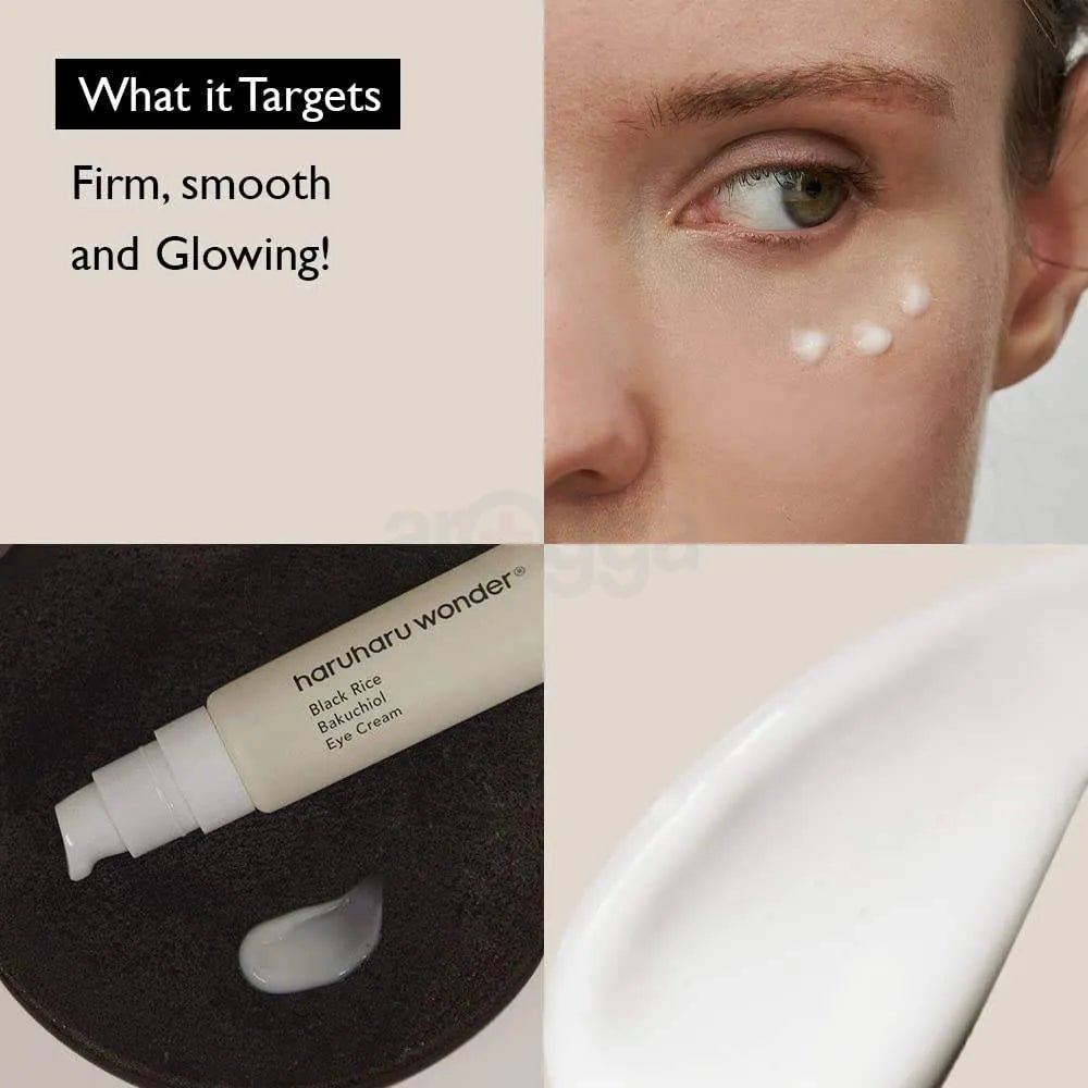 haruharu wonder Black Rice Bakuchiol Eye Cream 20ml Lakinza K-beauty