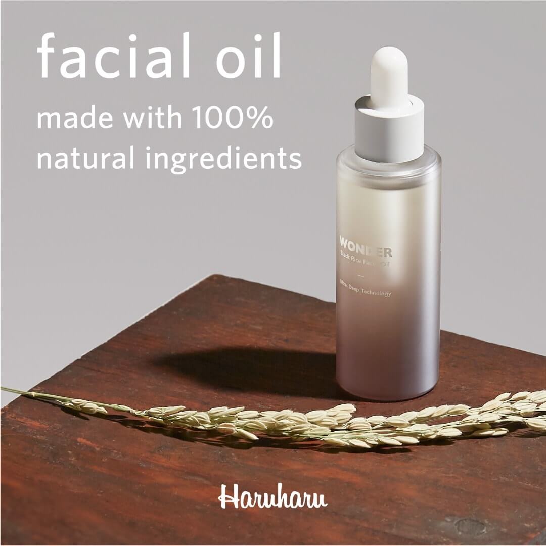 Haruharu Wonder Black Rice Facial Oil 30ml Lakinza K-beauty