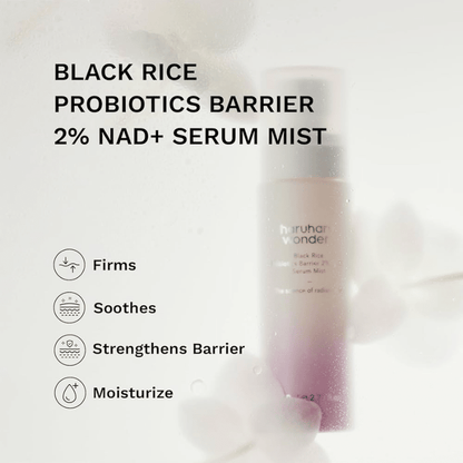 haruharu wonder Black Rice Probiotics Barrier 2% NAD + Serum Mist 80ml | Lakinza K - beauty Canada