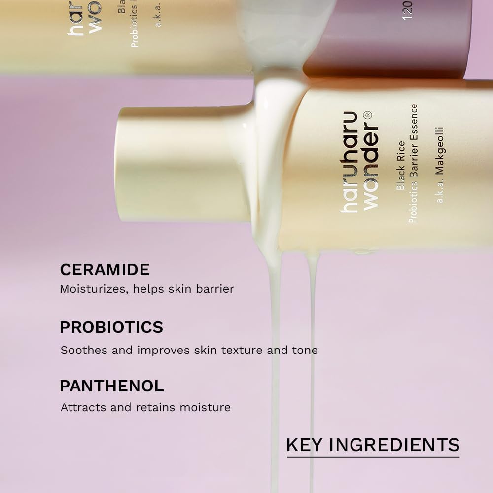 haruharu wonder Black Rice Probiotics Barrier Essence 120ml | Lakinza K - beauty Canada